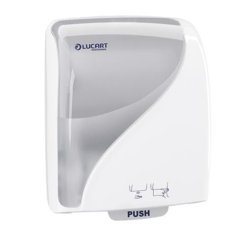 Distributeur d'essuie-mains Identity, sans contact, blanc, 381 x 290 x 223 mm