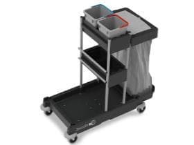Carrello per la pulizia Servo Matic 1415, incl. 2 secchi di superficie da 6 lt e