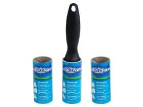 Ensemble de rouleaux à vêtements, composé d'une poignée et de 3 rouleaux de rechange de 5 mètres chacun