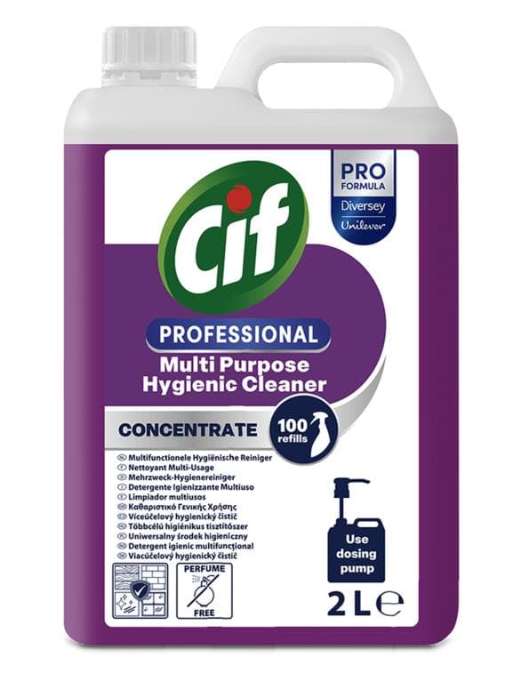 Detergente igienizzante concentrato Cif Professional, 2 litri