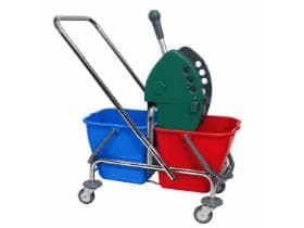 Doppel-Fahreimer 2 x 15 Liter 81 x 40 x 80 cm, Komponenten: