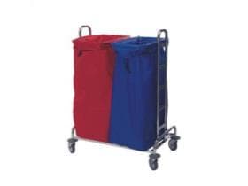 Carrello porta rifiuti VII, robusto carrello per il trasporto dei rifiuti, L82 x P52 x H105 cm
