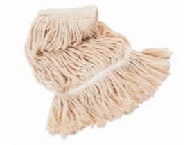 Mocio umido in cotone 400 g con fascia, lavabile a 95°