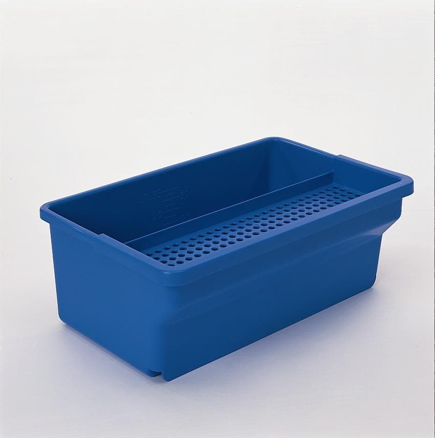 Vasca di disinfezione, 35 L, colore blu, 62 x 40 x 24 cm