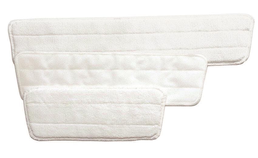 Mocio trapezoidale in velcro in microfibra bianco 55 x 9 cm, 100% microfibra di poliestere