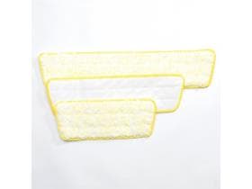 Mocio trapezoidale in velcro Dryfit 28 x 9 cm giallo/bianco, extra soffice