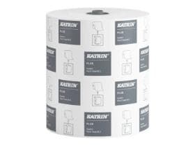 Rouleau d'essuie-mains Katrin plus M2, tissu blanc, 2 plis, 21 cm x 180 m,