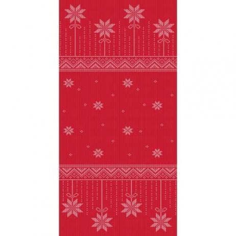 Nappes Airlaid, 120 x 220 cm, « Mick rouge-bordeaux »