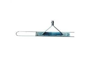 Supporto per mocio in metallo, 160 cm, versione rigida, per pulizia a umido e