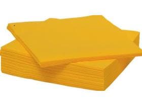 Servietten Harmony 3-lagig, 33 x 33 cm 1/4 Falz, sonnengelb