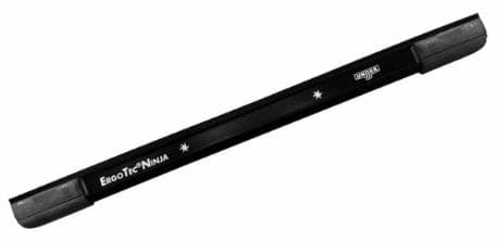 Guida in alluminio ErgoTec-NINJA da 25 cm, con gomma morbida