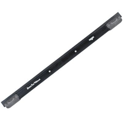 Guida in alluminio ErgoTec-NINJA da 75 cm, con gomma morbida
