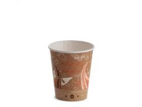 Gobelet "Playlist" en carton, 2 dl Ø 80 mm, hauteur 91 mm, marron