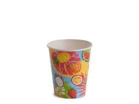 Gobelet "Maracaibo" en carton, 2 dl Ø 80 mm, hauteur 91 mm, multicolore