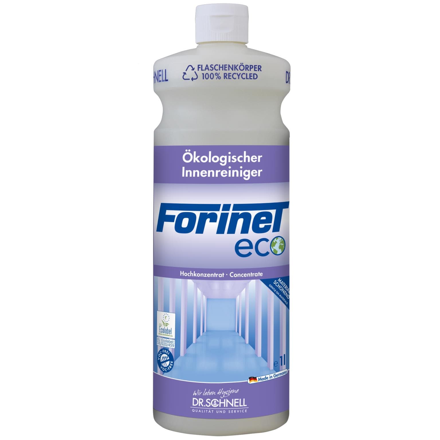 Forinet ECO, detergente ecologico per interni per tutti i rivestimenti e