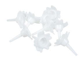 Porta candele per torte in plastica bianca, per l'articolo DS-715.