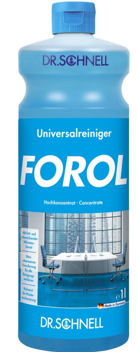 FOROL, nettoyant universel à effet puissant, pour toutes les surfaces d'eau