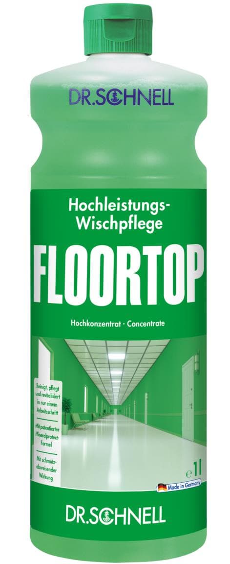 FLOORTOP, cura del pavimento, pulisce e si prende cura in un solo passaggio