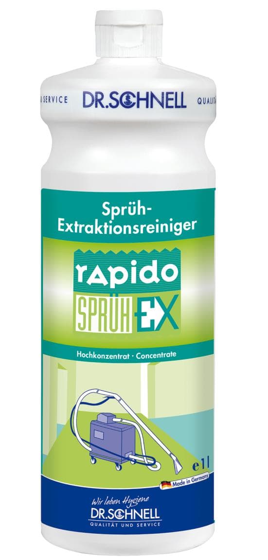 RAPIDO SPRÜH-EX, Sprüh-Extraktions- reinigung zur perfekten Tiefenreinigung