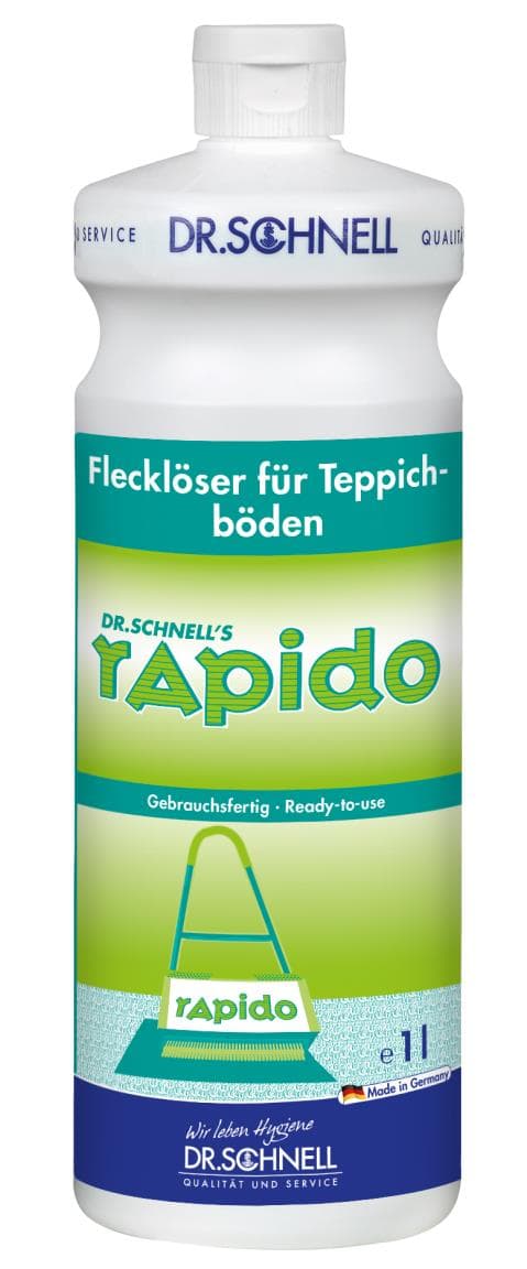 Rapido, Flecklöser für Teppichböden, für alle wasserbeständigen Teppiche +Polster