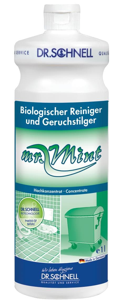 Mr. Mint, detergente biologico ed eliminatore di odori, elimina gli odori ostinati