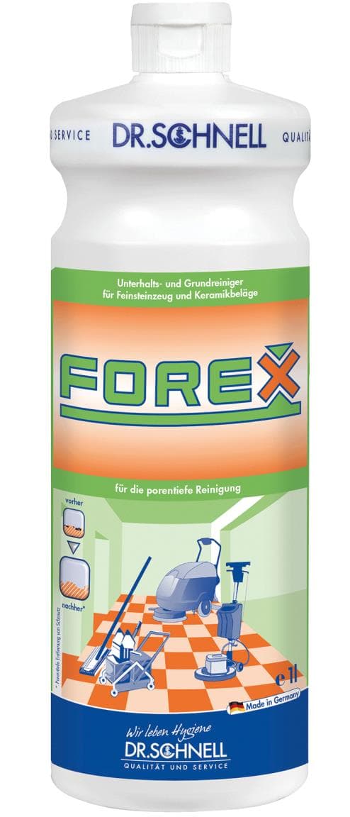 FOREX, Intensivreiniger für Feinsteinzeug, zur porentiefen Grund-