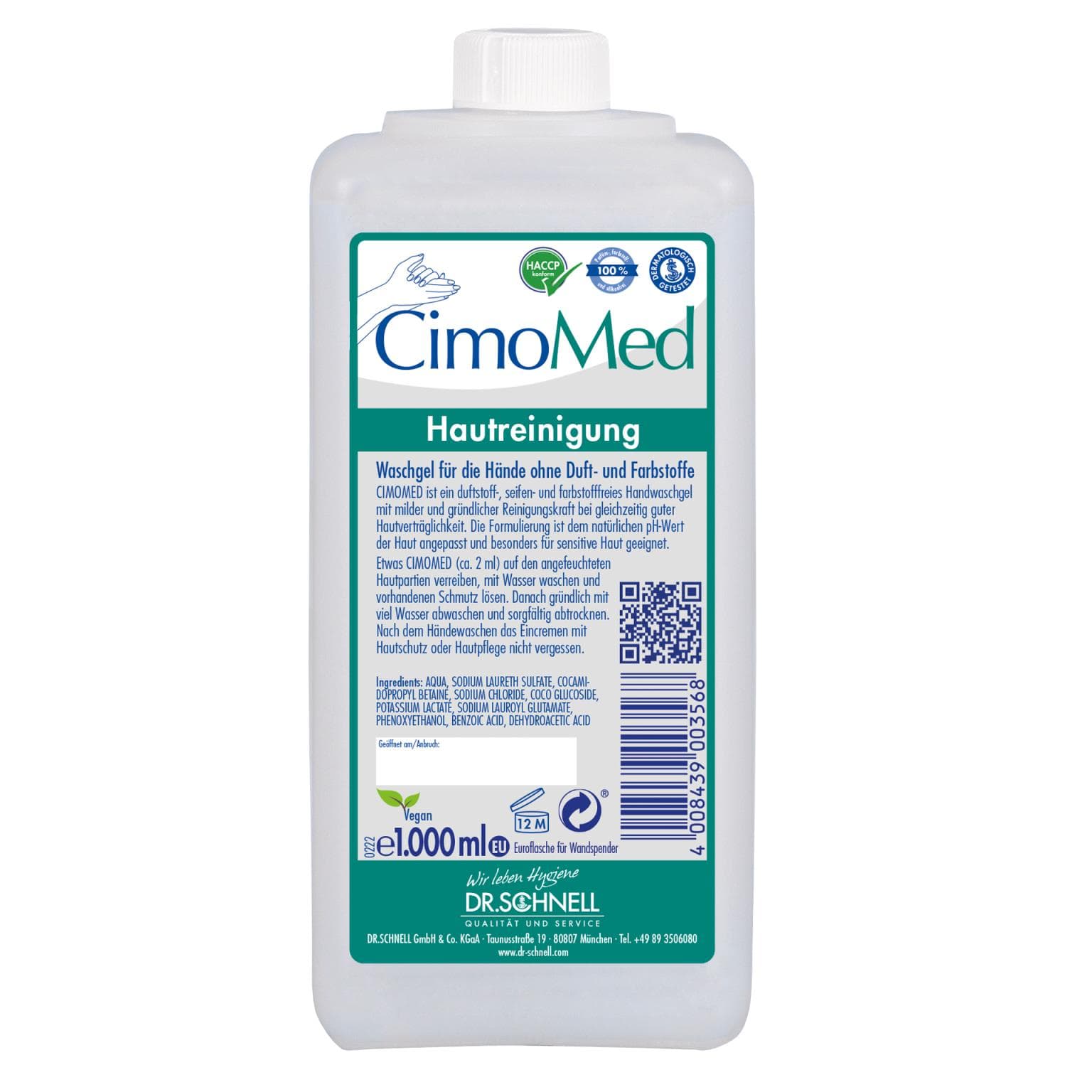 CimoMed, gel detergente per la detersione delicata della pelle sensibile