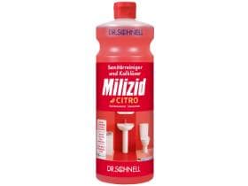 Milizid Citro, Sanitärreiniger und Kalklöser, wirkt sekundenschnell auch