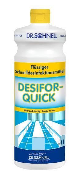 DESIFOR-QUICK, disinfezione rapida, con 2 spruzzatori, azione virucida limitata