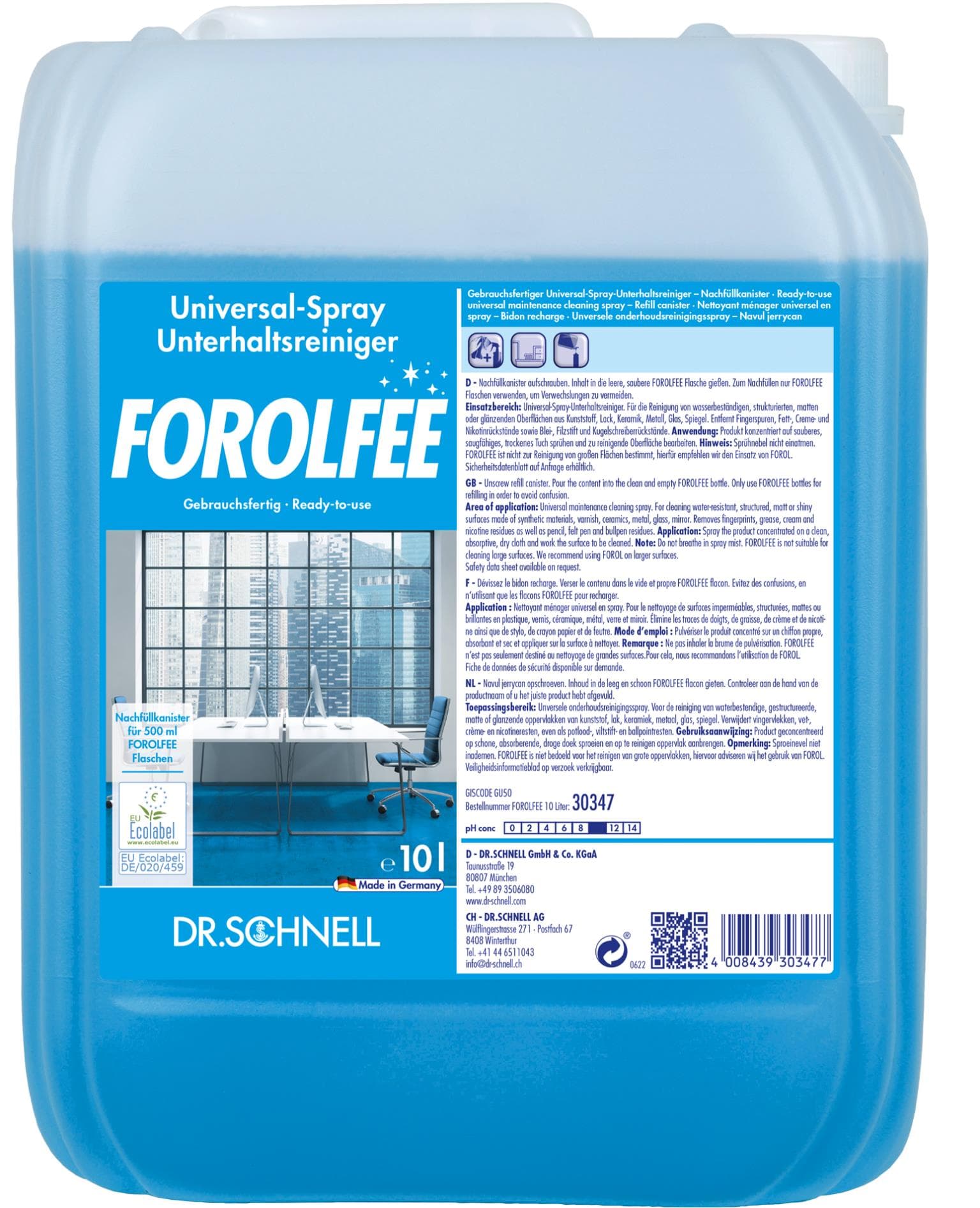 FOROLFEE, detergente universale, pronto all'uso, facile da usare,