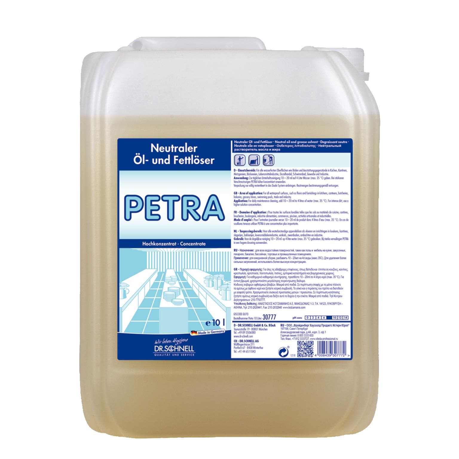 PETRA, Neutraler Öl- und Fettlöser, universell einsetzbar,