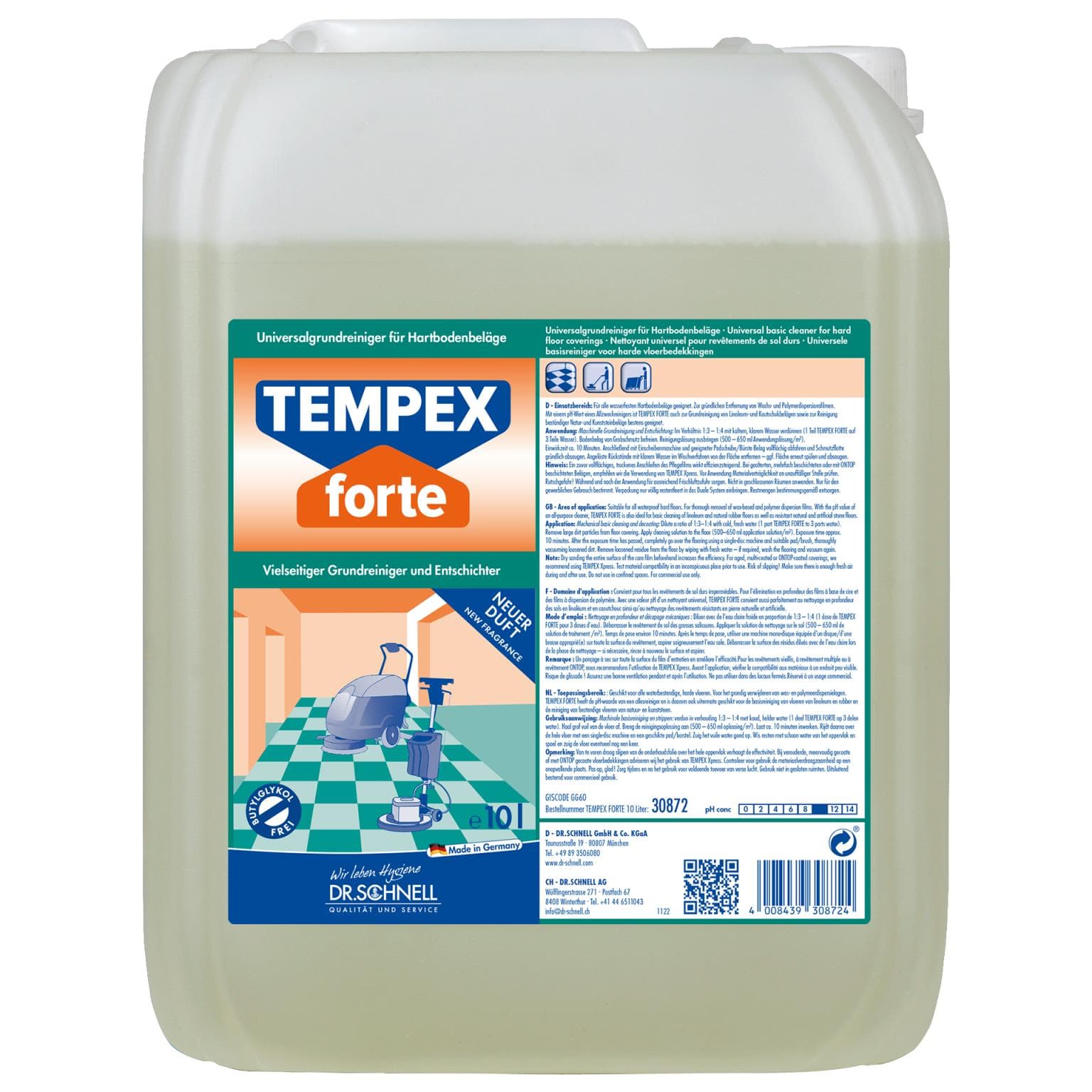 Tempex Forte, detergente e sverniciatore di base versatile, per la rimozione di