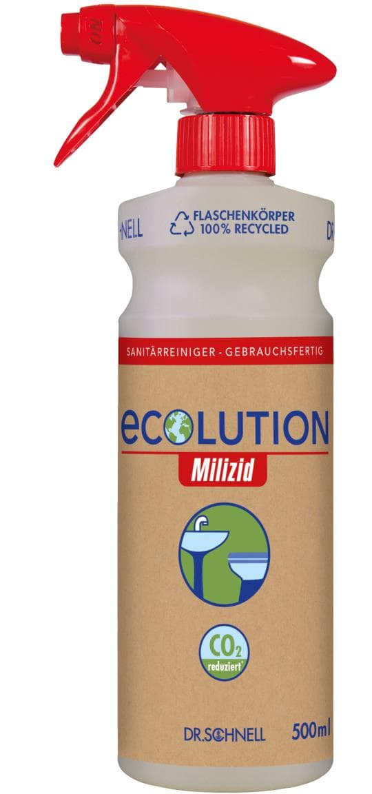 Pulvérisateur à main, vide, ECOLUTION rouge 500 ml, pour milicide, pour article DS31200