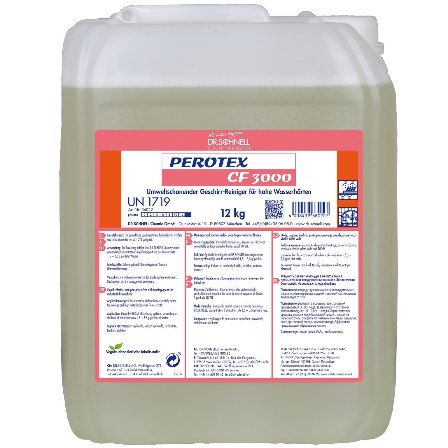 Perotex CF3000, Geschirrspülmittel flüssig, Konzentrat, umweltschonend,