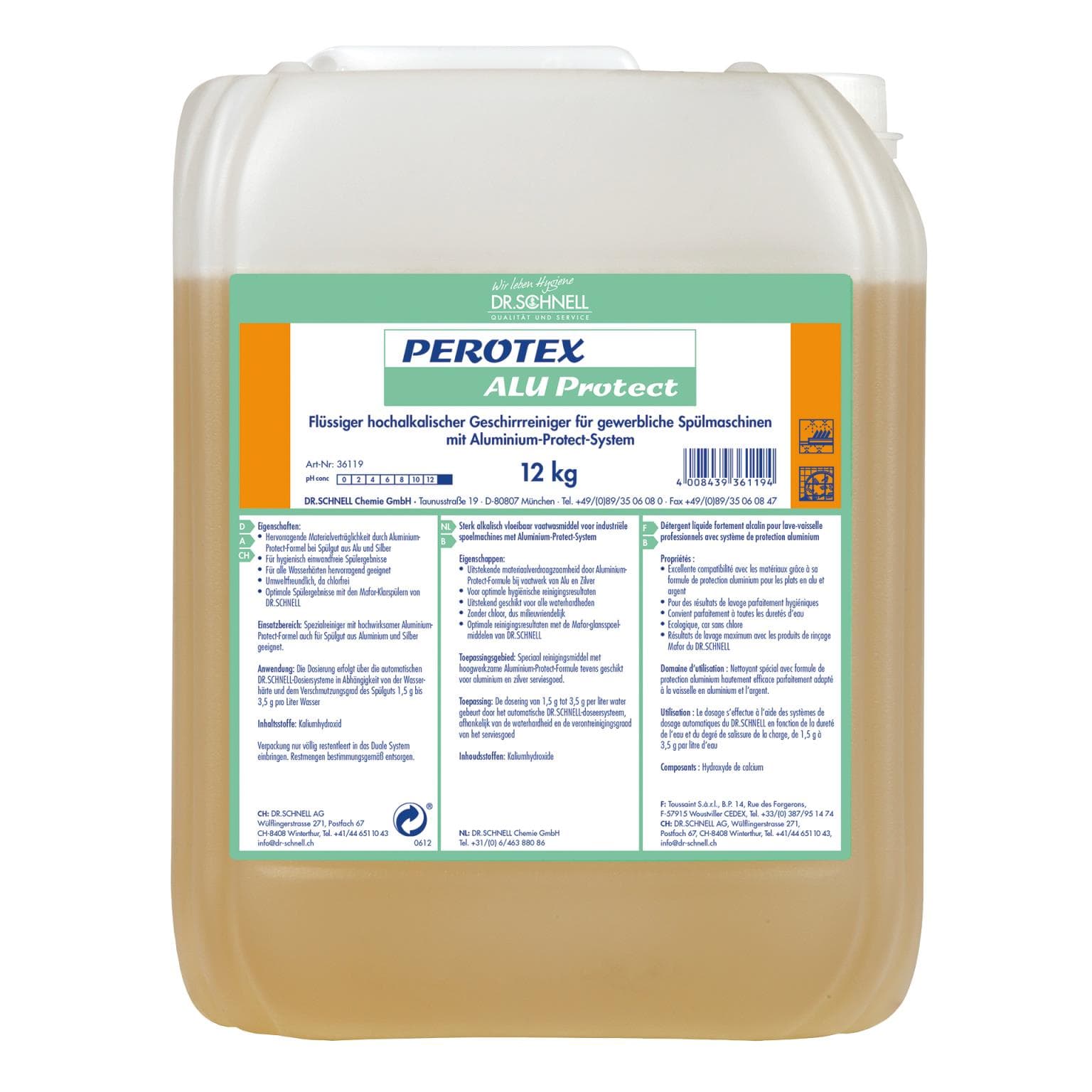 PEROTEX Alu Protect, Geschirrreiniger mit Aluminium-Protectsystem, umwelt-