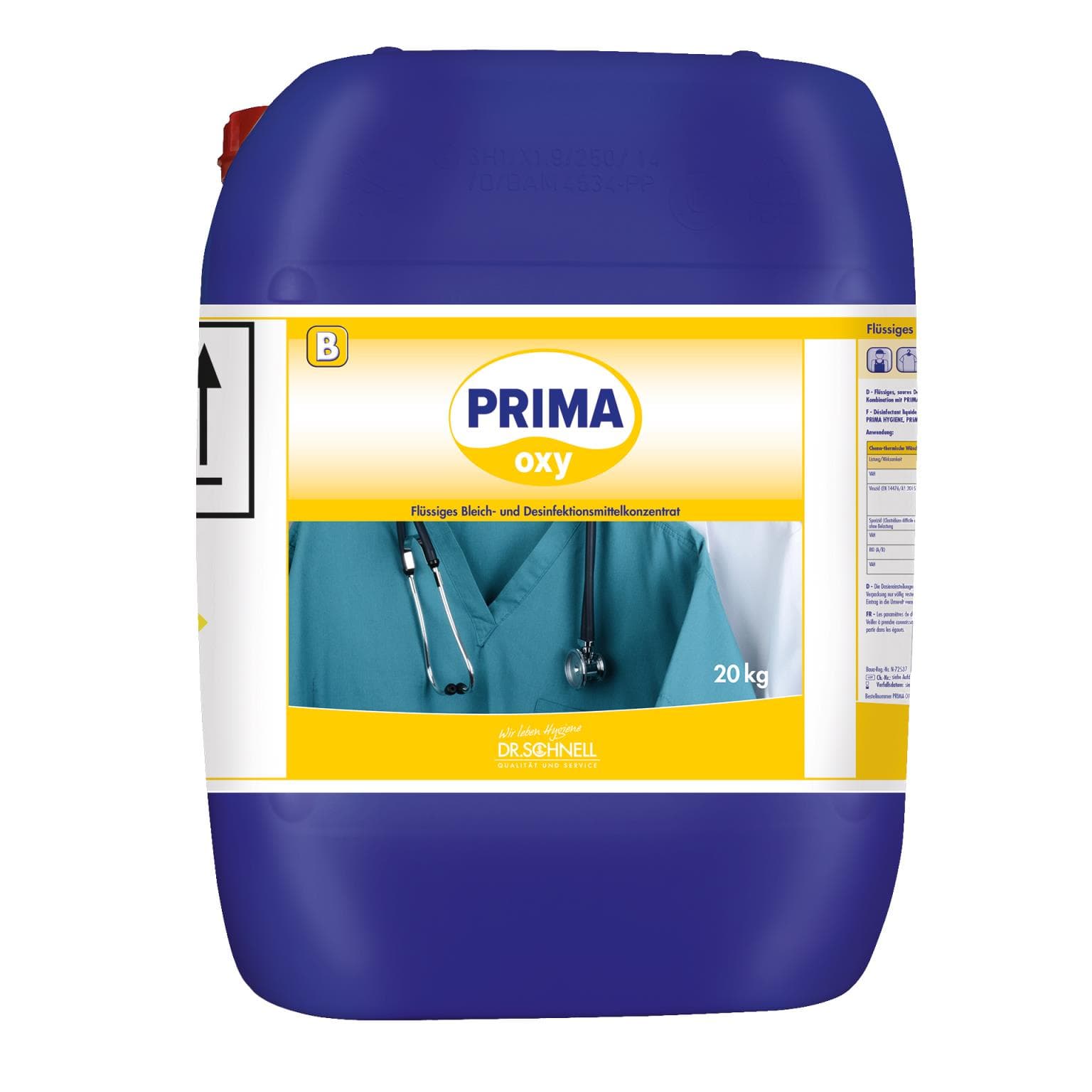 Concentrato disinfettante e candeggina liquida Prima Oxy