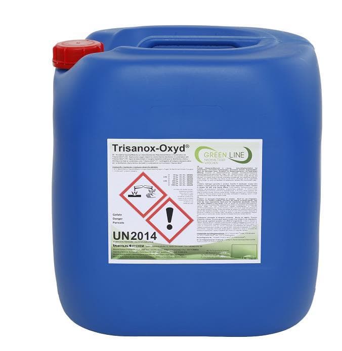 Trisanox Oxy, eau de Javel liquide hautement active à base d'oxygène pour la désinfection du linge
