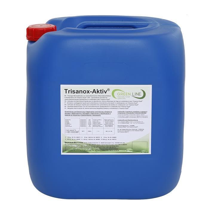 Trisanox Active, attivatore sbiancante liquido altamente concentrato per la disinfezione del bucato