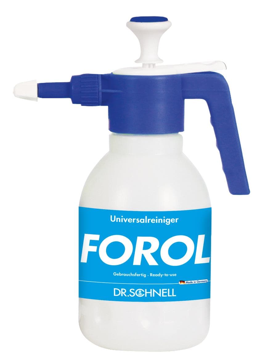 Pulvérisateur à pression 1,5 L, Forol, bleu vide, 1%