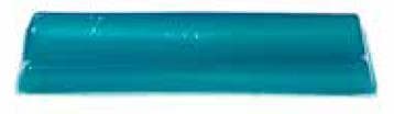 Ginocchiere e gomitiere ELITE, larghe 510 x 150 x 35 mm, blu