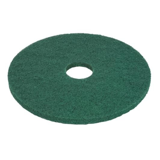 Superpad 3M Scotch-Brite, ø14'' = 355 mm vert, en fibres de polyester