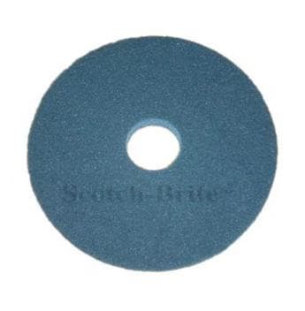 Superpad 3M Scotch-Brite, ø15'' = 380 mm bleu, en fibres de polyester