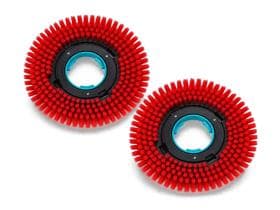 Fegbürste für i-mop 40, hart rot Borsten 0.5 mm, Set à 2 Stk.