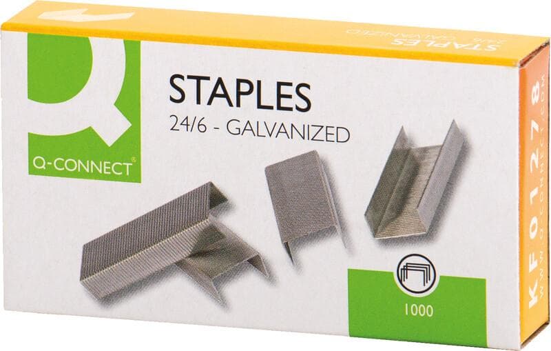 Agrafes Q-CONNECT, 6 mm (24/6)