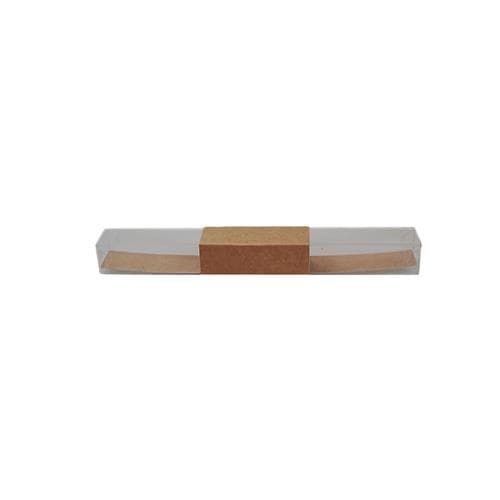 Boîte en PVC avec insert kraft 250x30/25mm, livrée montée