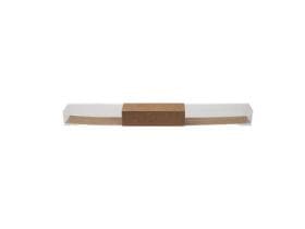 Boîte en PVC avec insert kraft 300x30/25mm, livrée montée