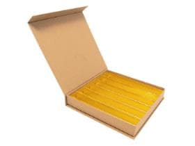 Luxbox avec fermeture magnétique, Kraft 205x205/20mm, livrée debout