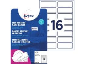 Etichette nominative AVERY, bianche, 88,9 x 31 mm