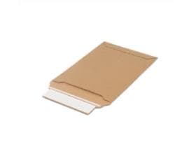 Buste postali in cartone microondulato marrone, dimensioni interne 185 x 270 mm