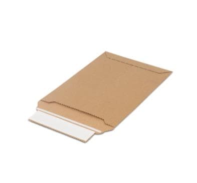 Sacs d'expédition en carton micro-ondulé marron, dimensions intérieures 185 x 270 mm